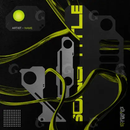 Music cover artwork “Golden Circle”: circle, golden tones