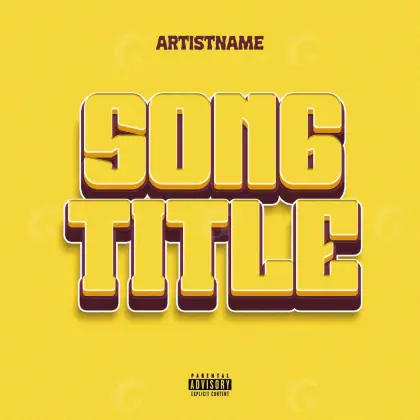 Portada para canción «Golden Cube»: cubo; color dorado