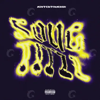 Album cover art “Golden Lettering”: lettering, golden tones