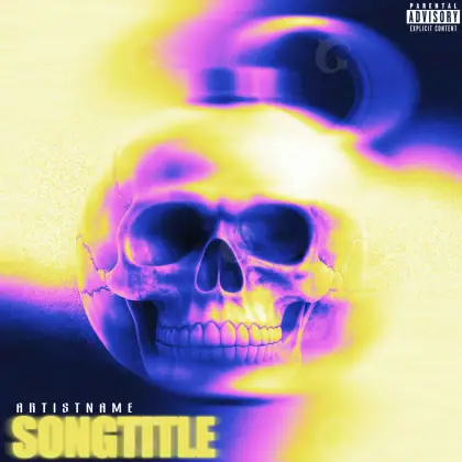 Portada para canción «Golden Skull»: calavera; color dorado