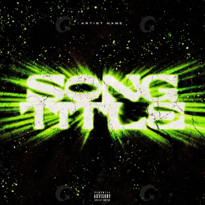 Portada para canción «Green Figure»: figura; color verde