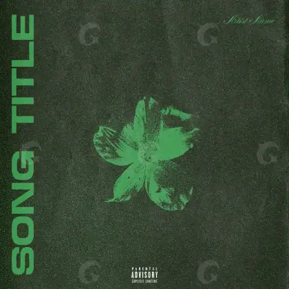 Portada para canción «Green Flower»: flor; color verde