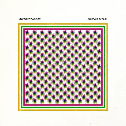 Album cover art “Green Flower”: flower, green tones