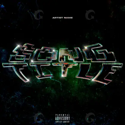 Album cover art “Green Heart”: heart, green tones