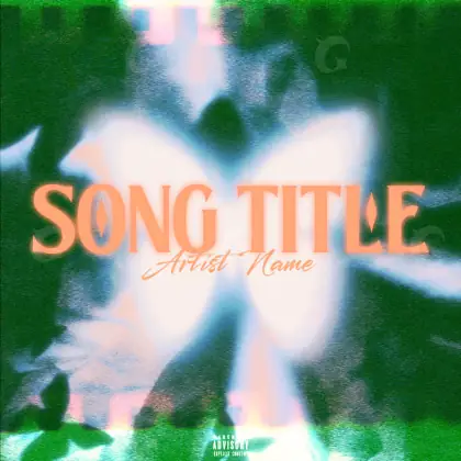 Music cover artwork “Green Lettering”: lettering, green tones