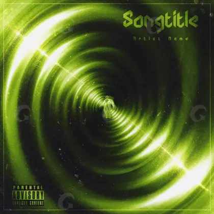 Album cover art “Green Lettering”: lettering, green tones