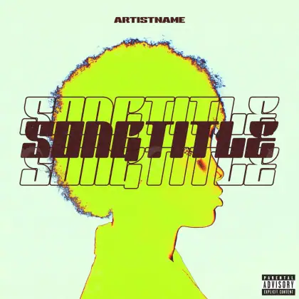 Arte de portada musical «Green Silhouette»: silueta; color verde