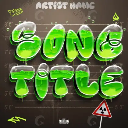 Album cover art “Green Triangle”: triangle, green tones
