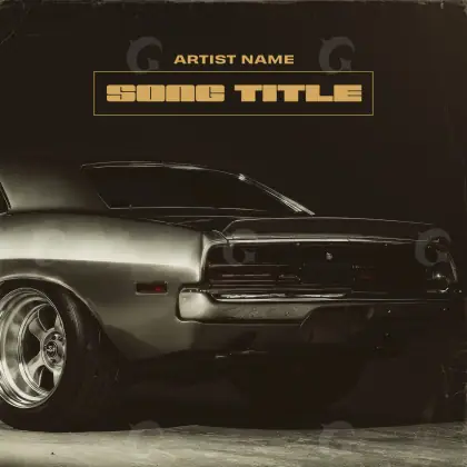 Portada para canción «Orange Car»: coche; color naranja
