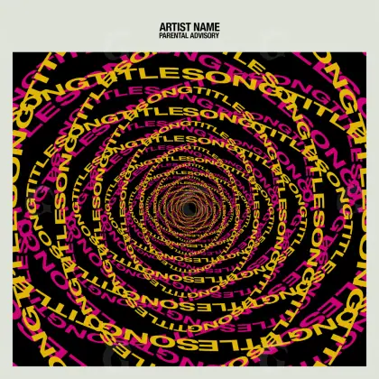Arte de portada musical «Orange Circle»: círculo; color naranja