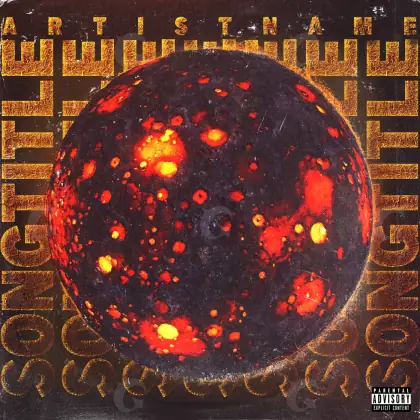 Music cover artwork “Orange Circle”: circle, orange tones