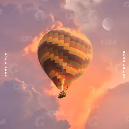 Обложка для песни «Orange Cloud»: облако; палитра — оранжевая