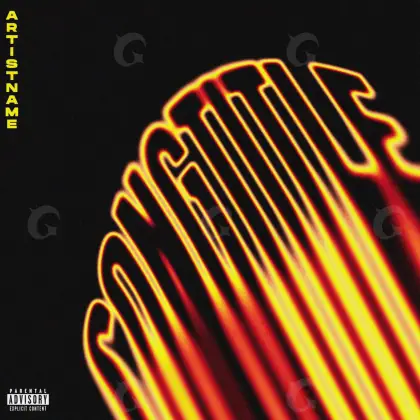 Album cover art “Orange Face”: face, orange tones