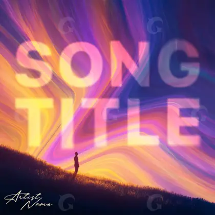 Album cover art “Orange Figure”: figure, orange tones