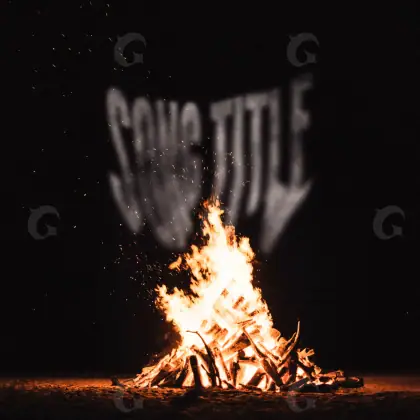 Portada para canción «Orange Fire»: fuego; color naranja