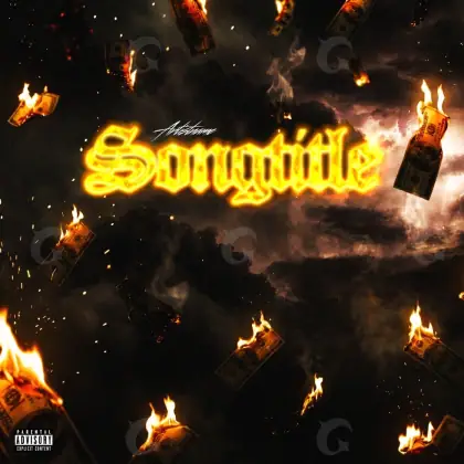 Music cover artwork “Orange Fire”: fire, orange tones
