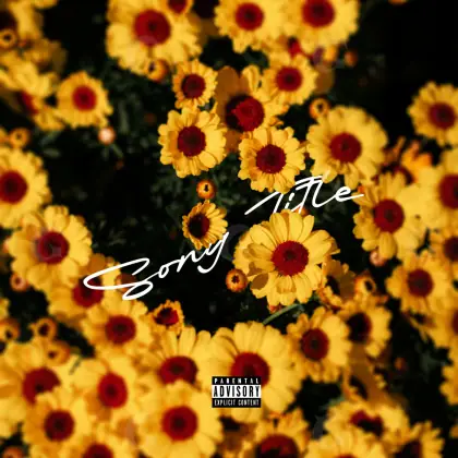 Music cover artwork “Orange Flower”: flower, orange tones