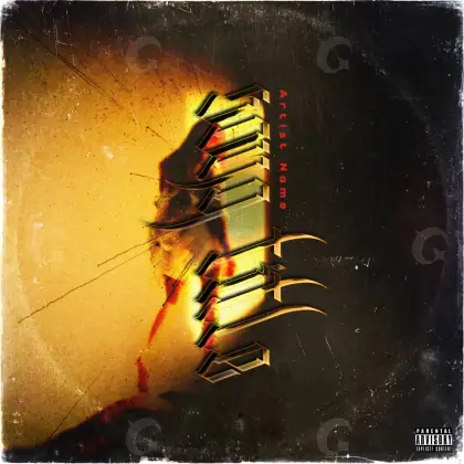 Portada para canción «Orange Hand»: mano; color naranja