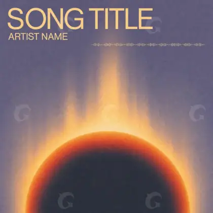 Обложка для альбома «Orange Lettering»: типографика; палитра — оранжевая