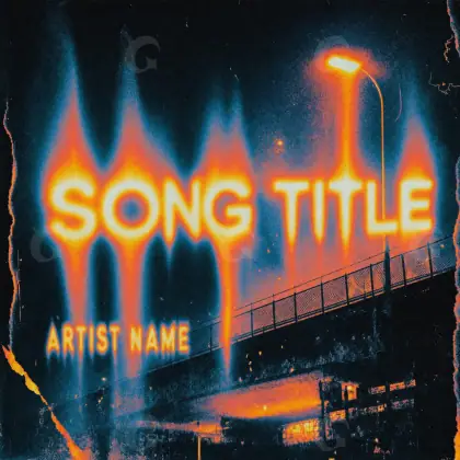 Обложка для альбома «Orange Lettering»: типографика; палитра — оранжевая