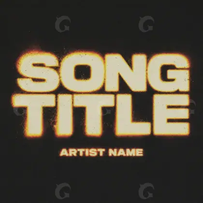 Portada prediseñada «Orange Lettering»: tipografía; color naranja