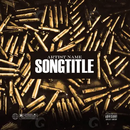 Album cover art “Orange Lettering”: lettering, orange tones