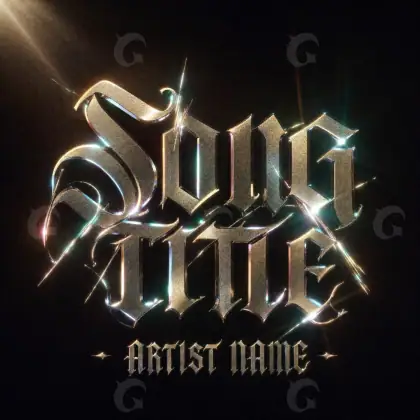 Album cover art “Orange Lettering”: lettering, orange tones