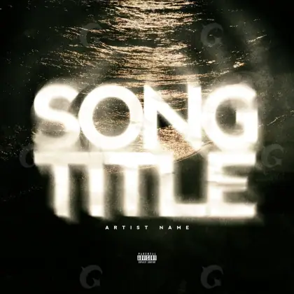 Album cover art “Orange Lettering”: lettering, orange tones