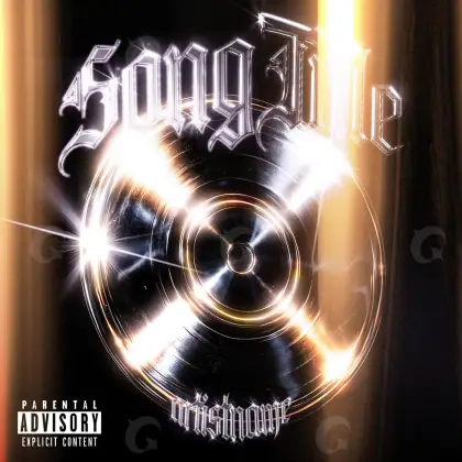 Album cover art “Orange Lettering”: lettering, orange tones