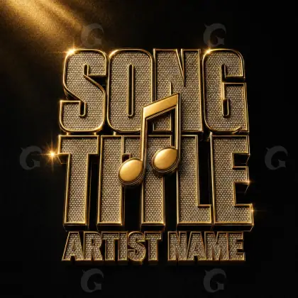 Album cover art “Orange Lettering”: lettering, orange tones