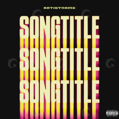Album cover art “Orange Neon”: neon, orange tones