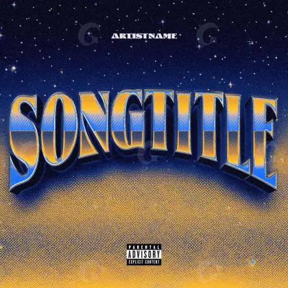 Album cover art “Orange Star”: star, orange tones