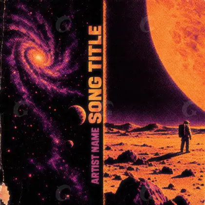 Обложка для песни «Orange Sun»: солнце; палитра — оранжевая