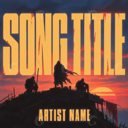 Music cover artwork “Orange Sun”: sun, orange tones