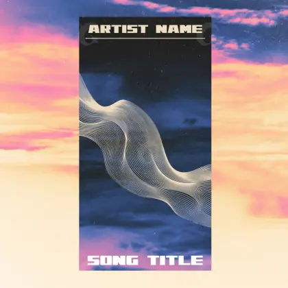 Portada para canción «Orange Wave»: ola; color naranja