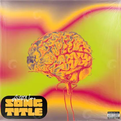 Portada prediseñada «Orange Wave»: ola; color naranja
