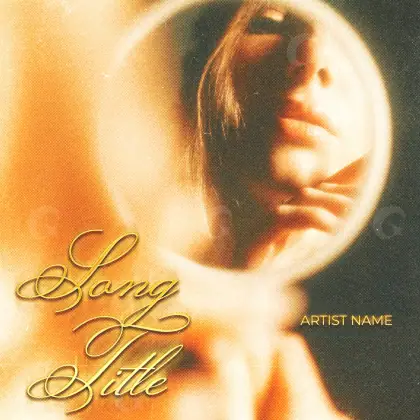 Album cover art “Orange Woman”: woman and face, orange tones