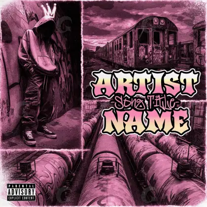 Music cover artwork “Pink Figure”: figure, pink tones