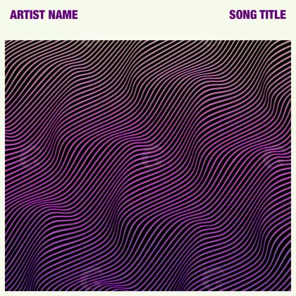 Music cover artwork “Pink Lettering”: lettering, pink tones
