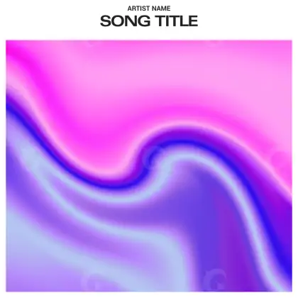 Готовая обложка для трека «Pink Lettering»: типографика; палитра — розовая
