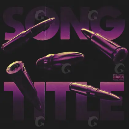Premade cover art “Pink Lettering”: lettering, pink tones