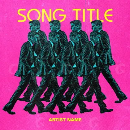 Music cover artwork “Pink Man”: man, pink tones