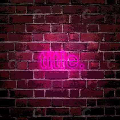 Обложка для альбома «Pink Neon»: неон; палитра — розовая