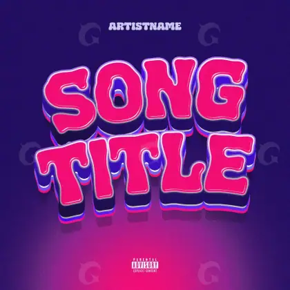 Premade cover art “Pink Neon”: neon, pink tones