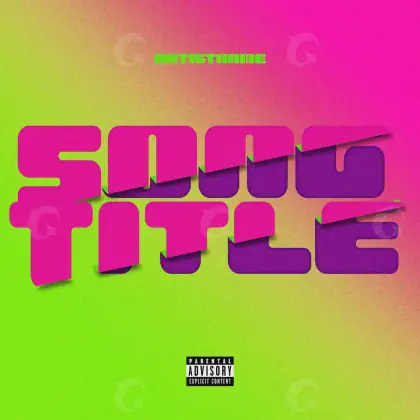 Portada para canción «Pink Neon»: neón; color rosa