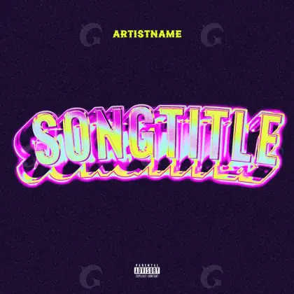 Album cover art “Pink Neon”: neon, pink tones