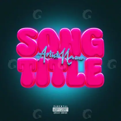 Portada para canción «Pink Neon»: neón; color rosa