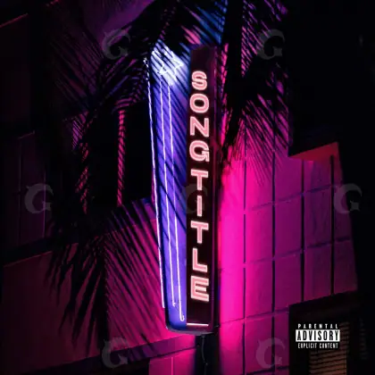 Portada para canción «Pink Palm»: palmera; color rosa