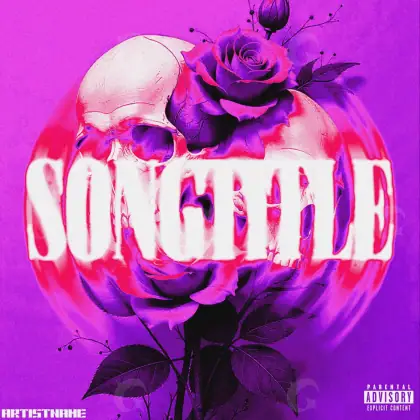 Album cover art “Pink Rose”: rose, pink tones
