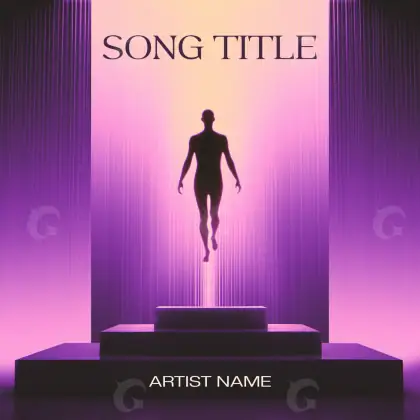 Album cover art “Pink Woman”: woman and silhouette, pink tones